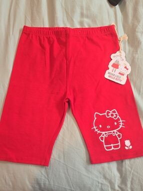 Hello Kitty Red Girls' Stretch Knit Shorts